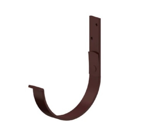 Держатель желоба карнизный D125х132 GS Порошковая окраска RAL8017