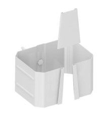 Держатель трубы 76х102 (на кирпич) Пластизол RAL9010