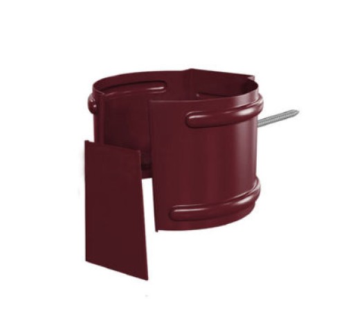 Держатель трубы D100 (на кирпич) Пластизол двухсторонний Р363