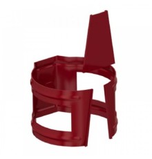 Держатель трубы D100 (на кирпич) Пластизол двухсторонний RAL3005