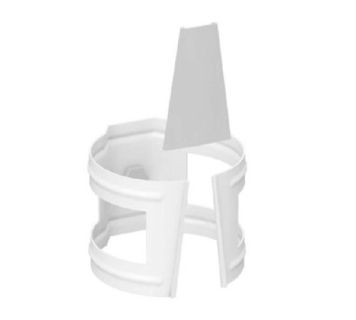 Держатель трубы D90 (на кирпич) GS Высокопрочный полиэстер двусторонний RAL9010