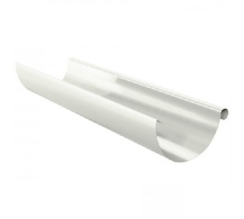 Желоб водосточный D150х3000 Пластизол двухсторонний RAL9010