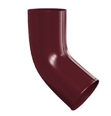 Колено сливное D100 Пластизол двухсторонний RAL3005