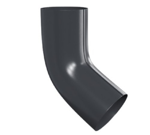 Колено сливное D100 Пластизол двухсторонний RAL7024