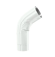 Колено сливное D90х60° GS Высокопрочный полиэстер двусторонний RAL9010