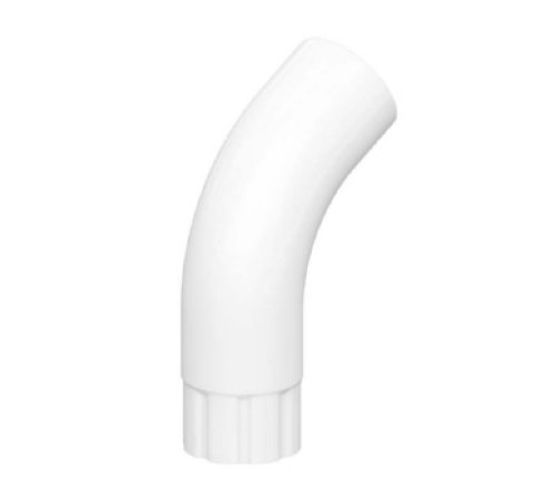 Колено трубы D90х60° GS Высокопрочный полиэстер двусторонний RAL9010