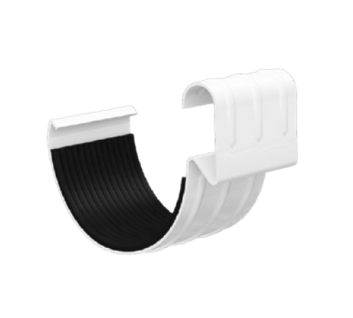 Соединитель желоба D125 GS Высокопрочный полиэстер двусторонний RAL9010