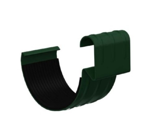 Соединитель желоба D125 Пластизол двухсторонний RAL6005