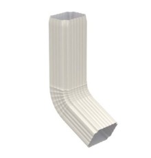 Труба водосточная с коленом 76х102х1000 Пластизол RAL9010