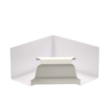 Угол желоба внутренний 120х86 (сварной) Порошковая окраска оцинкованной стали RAL9010