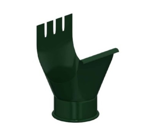 Воронка выпускная D125/100 Пластизол двухсторонний RAL6005