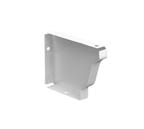 Заглушка желоба 120х86 правая Пластизол RAL9010