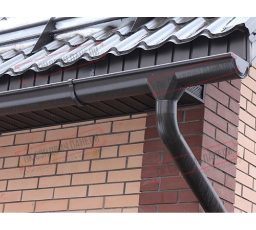 Кронштейн желоба slider ПВХ графит RAL 7024