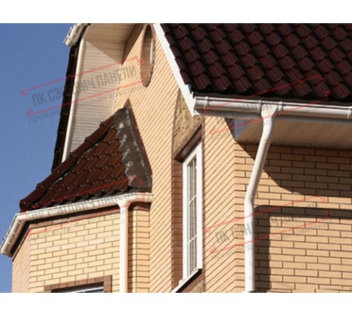 Муфта трубы соединительная ПВХ белая