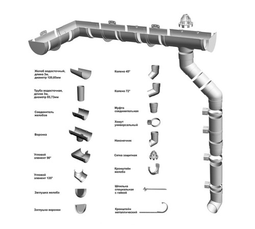 Муфта трубы соединительная ПВХ белая