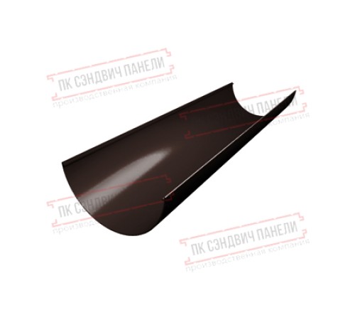 Желоб английский ПВХ 3м шоколадный RAL 8017
