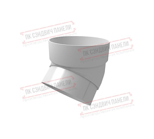 Колено трубы 45 град. ПВХ белое