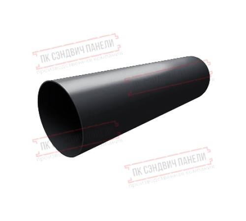 Труба ПВХ 3м графит RAL 7024
