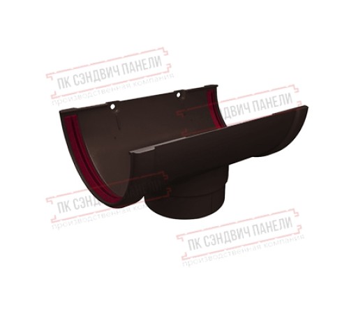 Воронка ПВХ шоколадная RAL 8017