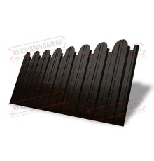 Профнастил фигурный С10 - 0,45 Окрас - Б, Print Elite Coffee Wood.