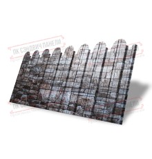 Профнастил фигурный С10 - 0,45 Окрас - Б, Print Elite Fine Stone.