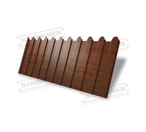 Профнастил фигурный C8 - 0,45 Print Elite Rowan.