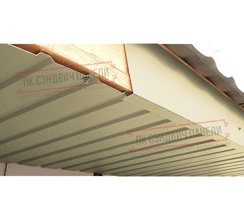 Планка карнизного свеса сложная 185х50х2000 Norman ПЭ-1014-0.5