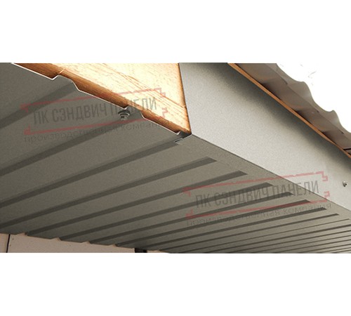 Планка карнизного свеса сложная 185х50х2000 ПЭ-1035-0.45