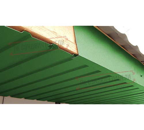 Планка карнизного свеса сложная 185х50х2000 Norman ПЭ-6018-0.5