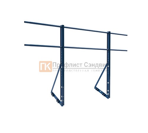 Ограждение кровли на фальц кровлю Эконом H=900мм L=2000мм