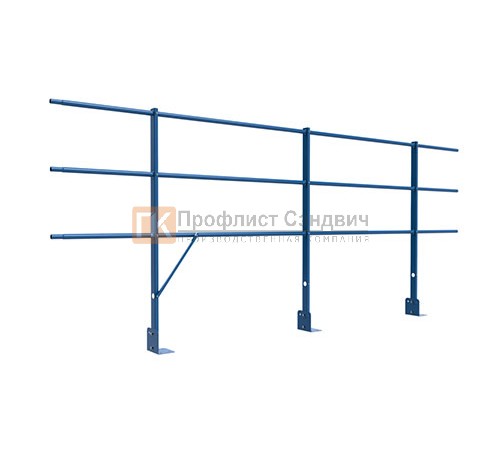 Ограждение кровли парапет сборное H=900мм L=3000мм+1ДТ