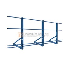 Ограждение кровли универс Эконом H=600мм L=3000мм со снегозадержанием