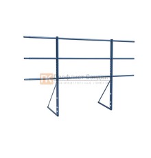 Ограждение кровли ZN универс H=1200мм L=2000мм с 1-й доп. трубой