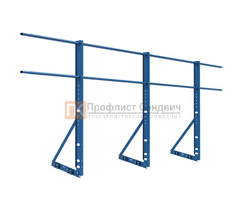 Ограждение кровли ОЦ универс H=600 L=3000мм (ТУ)