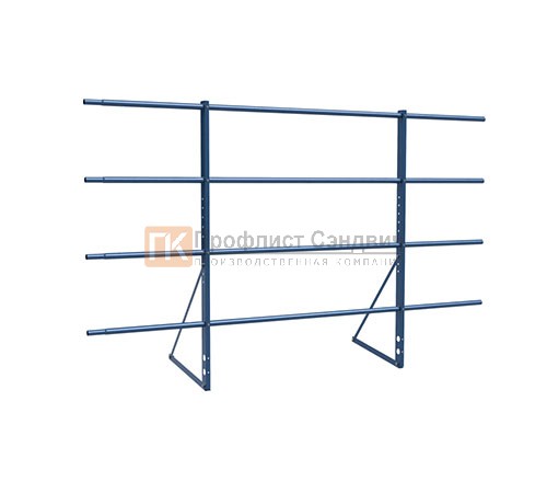 Ограждение кровли на фальц ОЦ-1200 L=2000мм+ФС (труба 40х20)