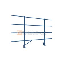 Ограждение кровли парапет сварное H=1200мм L=2000мм+2ДТ