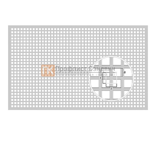 Перфорированный лист ХК(08ПС) Rv 4/6 0,7/1000/2000 ROLLED