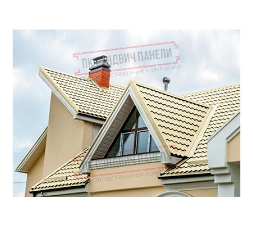 Планка ендовы верхняя 76х76х2000 Полиэстер Ral1014-0.45