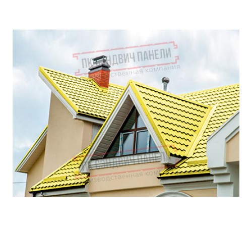 Планка ендовы верхняя 76х76х2000 Полиэстер Ral1018-0.45