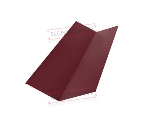 Планка ендовы верхняя простая 145х145х2000 Полиэстер Ral3005-0.45