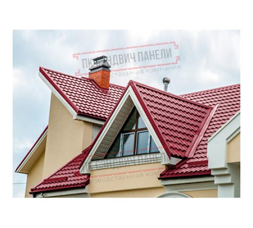 Планка ендовы верхняя 76х76х2000 Полиэстер Ral3003-0.45