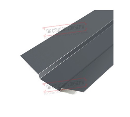 Планка ендовы верхняя 76х76х2000 PURETAN-RR23-0.5