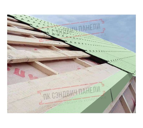 Планка карнизная 100х69х2000 ПЭ-6019-0.45