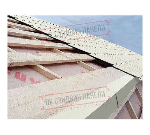 Планка карнизная 100х69х2000 ПЭ-9003-0.45