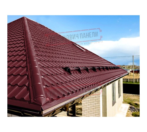 Планка конька круглого R110х2000 Viking-3005-0.45