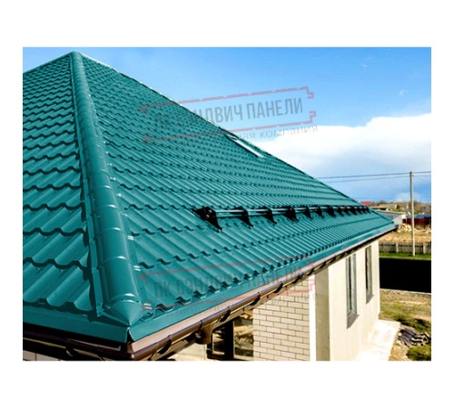 Планка конька круглого R110х2000 ПЭ-5021-0.5