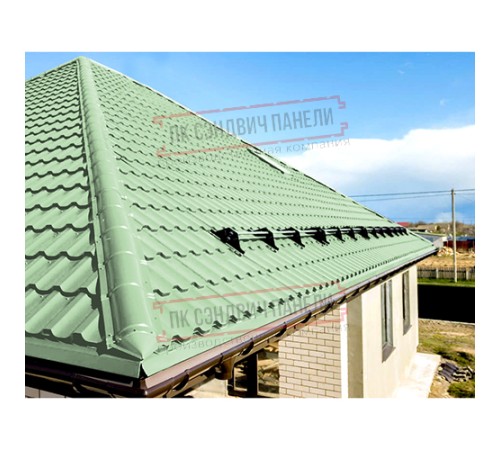 Планка конька круглого R110х2000 Norman ПЭ-6019-0.5