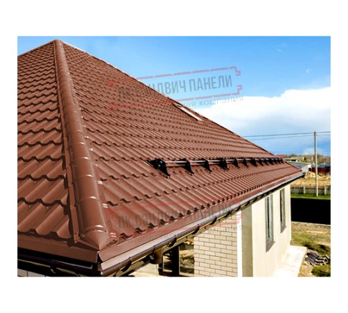 Планка конька круглого R110х2000 PURETAN-RR750-0.5