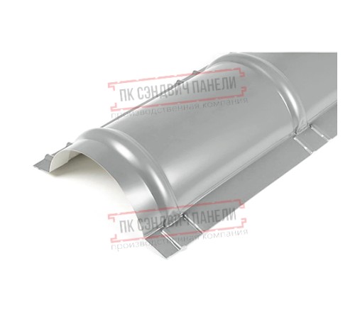 Планка конька круглого R110х2000 ПЭ-9006-0.5