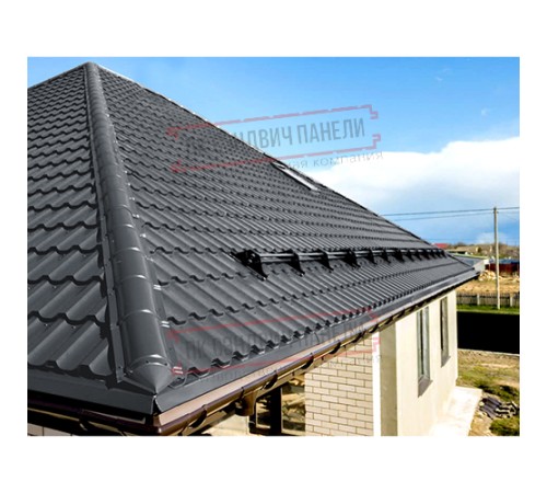 Планка конька круглого R110х2000 PURETAN-RR23-0.5